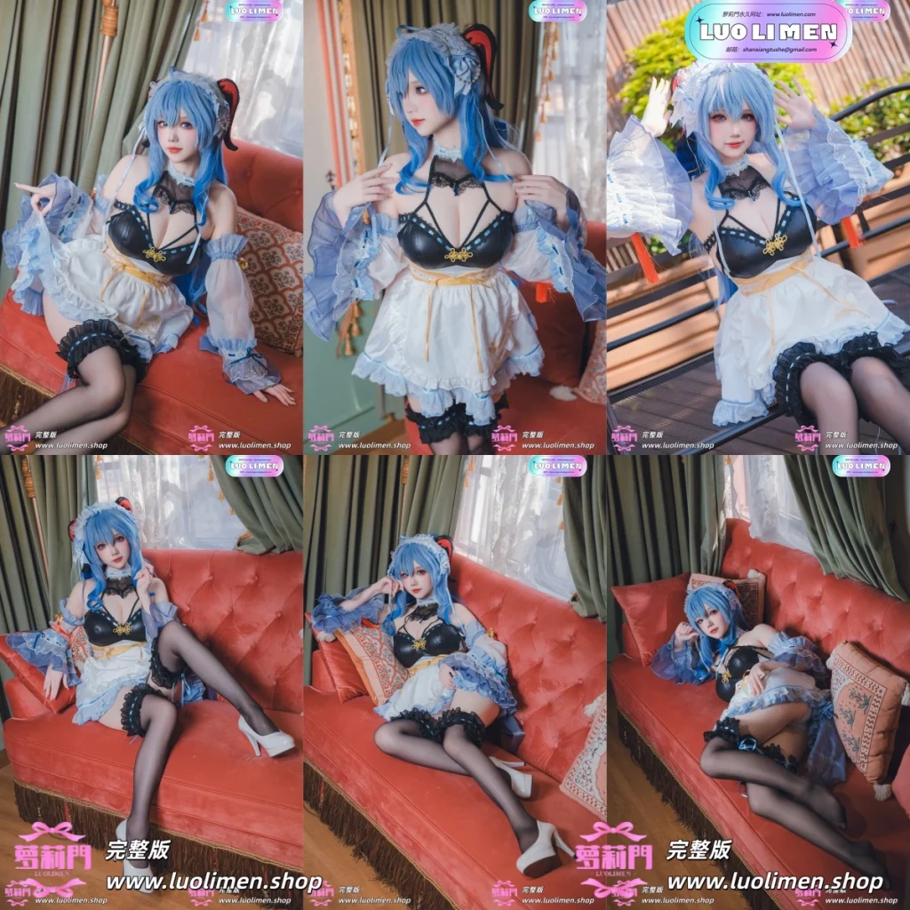 雪晴Astra NO.091 原神 甘雨 女仆[31P1V-763MB]-幼萝萌妹
